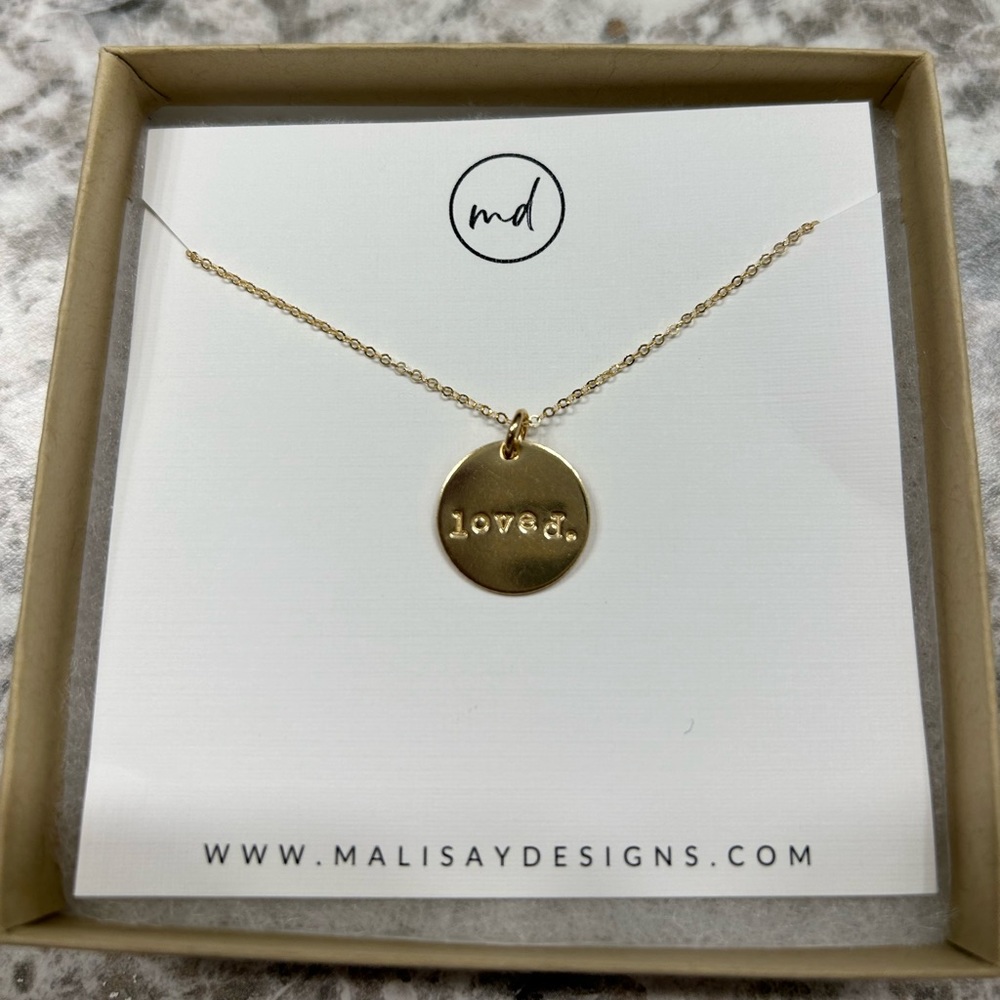 Loved necklace